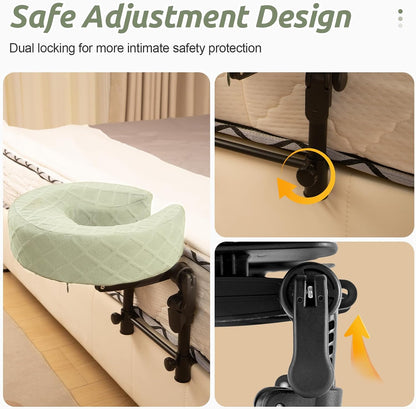 Massage Headrest for Bed for 6-17" Mattress for Home Spa